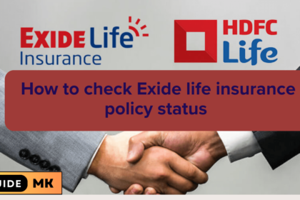 How to check Exide life insurance policy status